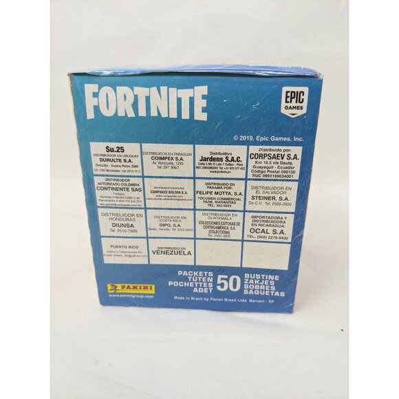 Fortnite Panini Ready to Jump Stickers Box 50 Packs Latin America - Picture 3 of 10